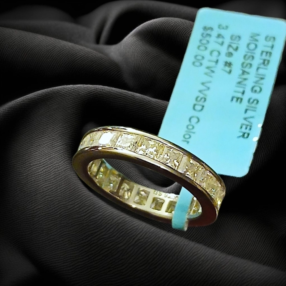 925 Moissanite Ring